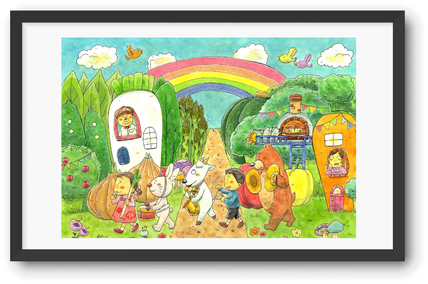 柔らかな色合いのデザイン